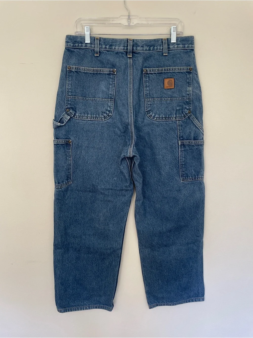 Carhartt Carpenter Jeans Work Wear Western Double Knee Pants Original Loose Fit